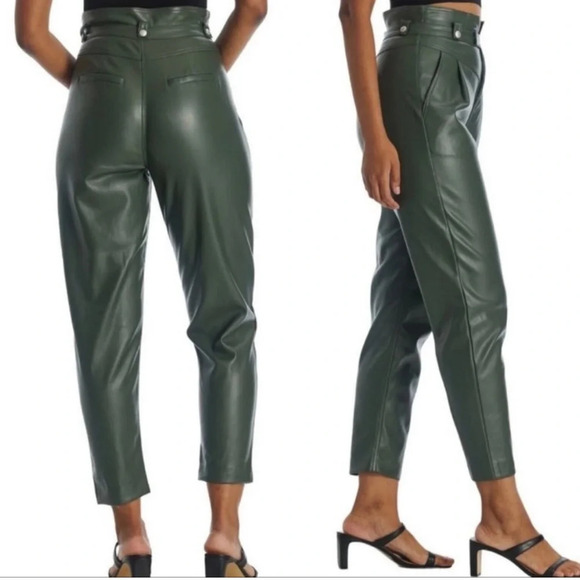 BlankNYC Green “As You Said” Faux Leather Pants Sold at Revolve - Picture 2 of 4
